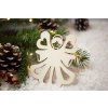 Drevená vianočná ozdoba Anjel 1