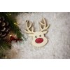 Drevená vianočná ozdoba Sob 3