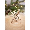 Drevená vianočná ozdoba 3D Hviezda 2