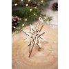 Drevená vianočná ozdoba 3D Hviezda 2
