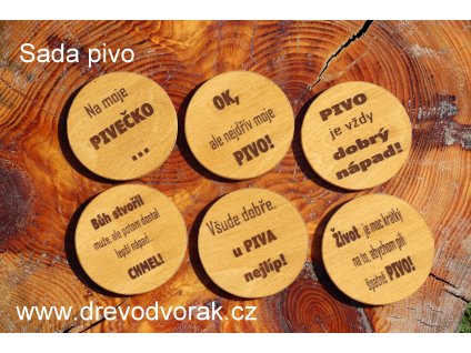 Podtácky pro pivaře kulaté