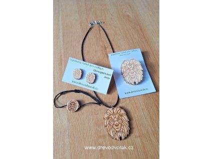 Dřevěné šperky LEV