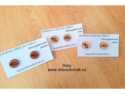 Dřevěné šperky HORY