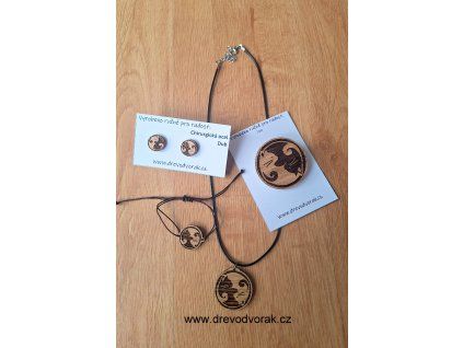 Dřevěné šperky KOČIČKY