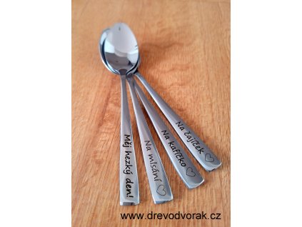 Lžička s nápisem