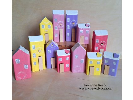 Sada domečků (1ks nebo sada)