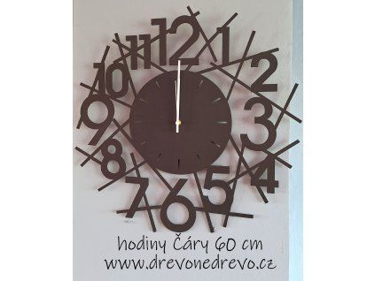Nástěnné hodiny grafit