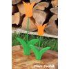 Dřevěný tulipán