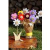 Dřevěná květina - slunečnice/kopretina/kytička