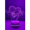 Led lampička LÁSKA A SVATBA