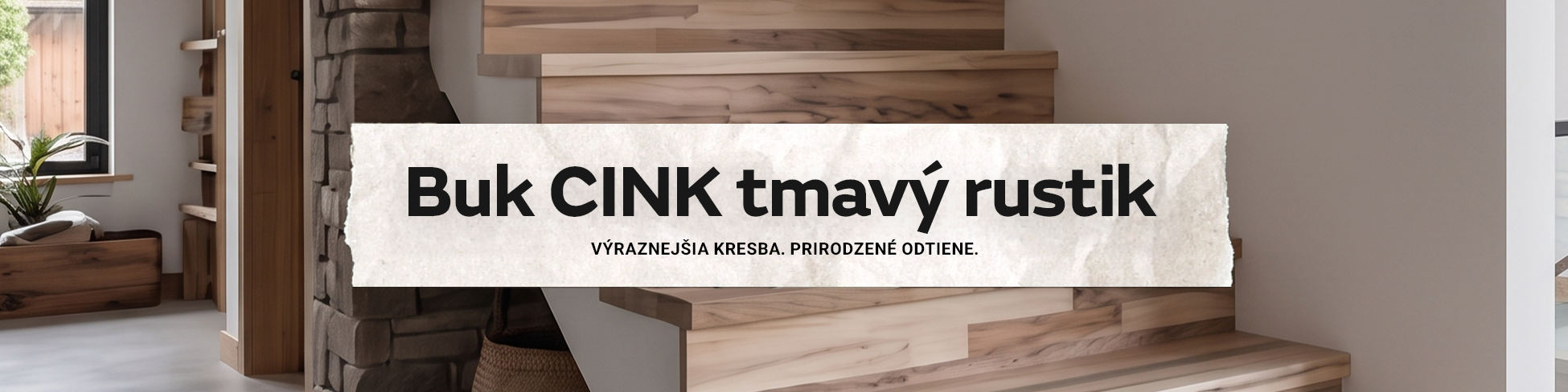 Buk rustik tmavý