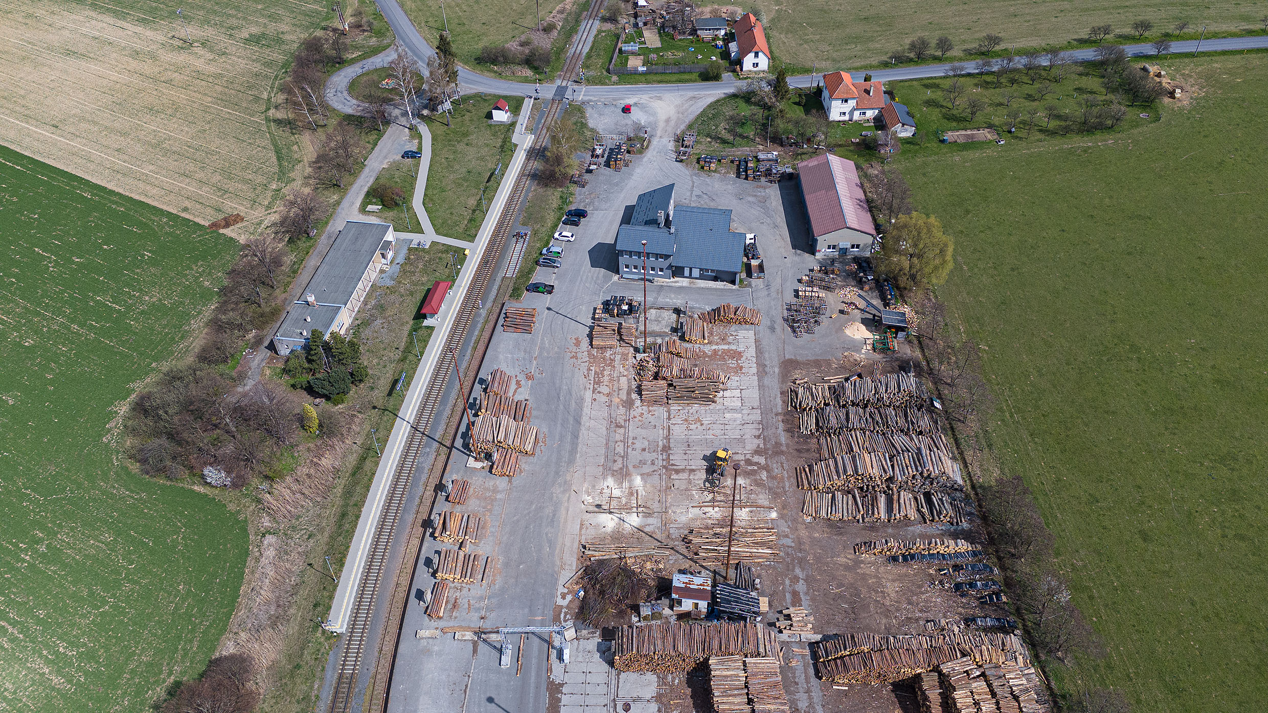 Dřevosklad Rajnochovice před rekonstrukcí