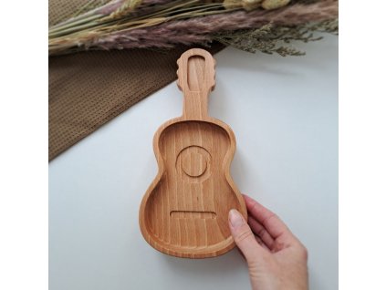 Originální dárek pro milovníky hudby, kytara ze dřeva
