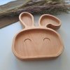 králík dřevěný talíř ekologický ze dřeva