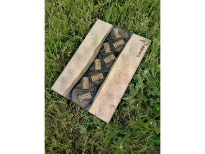 EPOXIDOVÝ PODNOS VÍNOVÝ HNĚDÝ 25X40CM