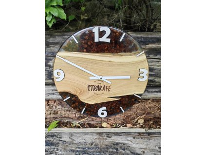 kávové epoxidové hodiny