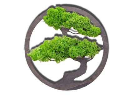 10642 mechova dekorace na zed strom