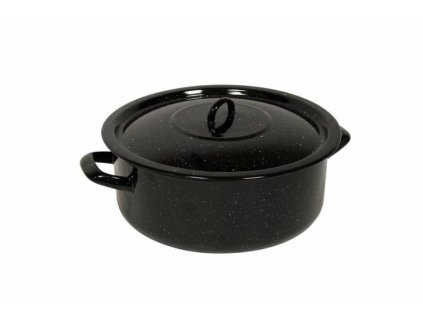 Kastrol smalt.+pokrievka 38 cm/14L