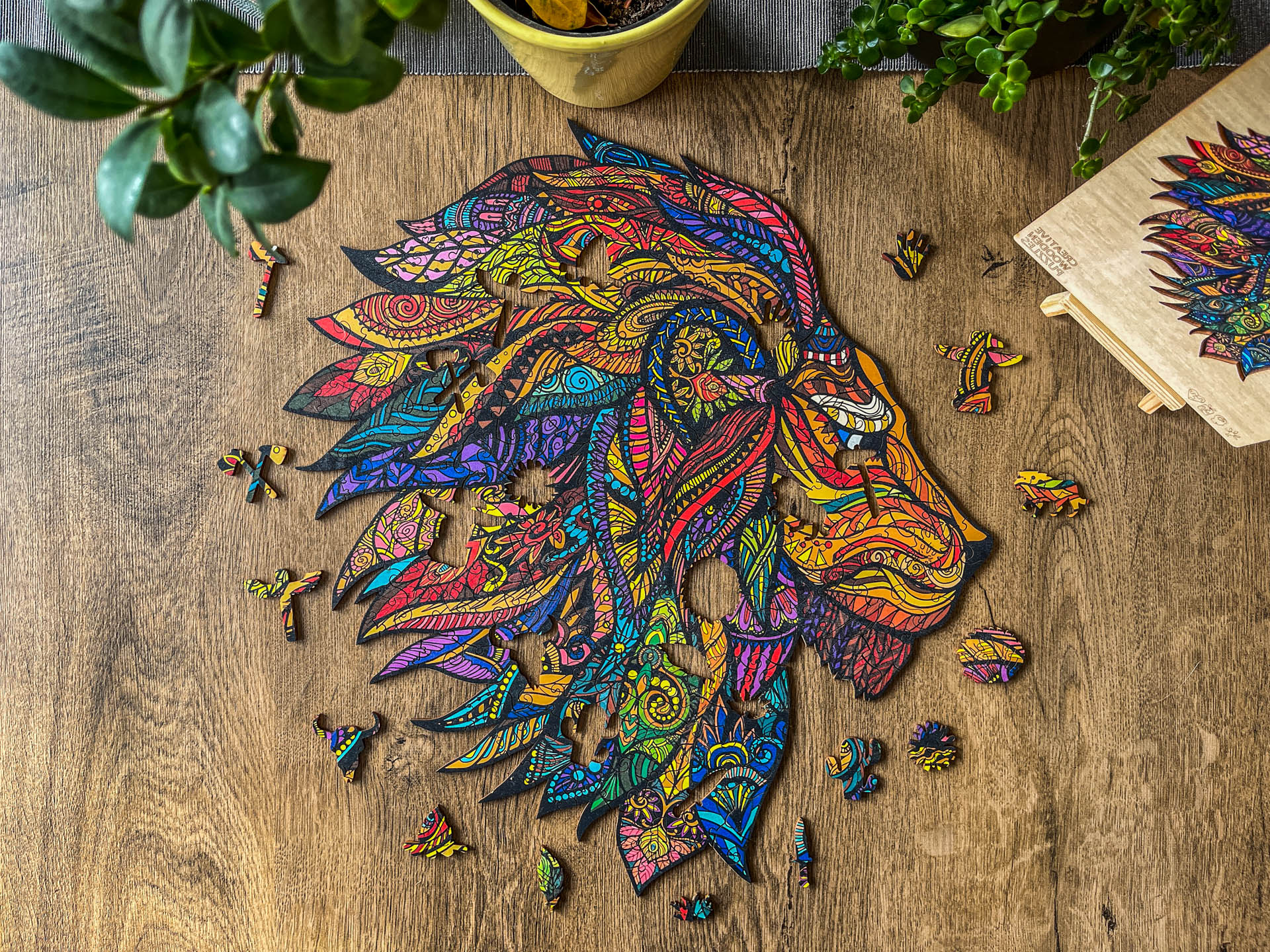 Jedinečné dřevěné puzzle