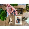Dřevěné puzzle Mainská kočka 13