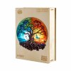 Dřevěné puzzle Strom života 3