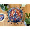 Dřevěné puzzle Yoga mandala 11