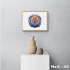 Dřevěné puzzle Yoga mandala 6