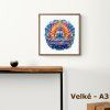 Dřevěné puzzle Yoga mandala 7