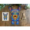 Drevene puzzle Francouzsky buldocek 11