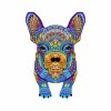 Drevene puzzle Francouzsky buldocek 1