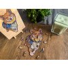 Drevene puzzle Chytry pes corgi 11