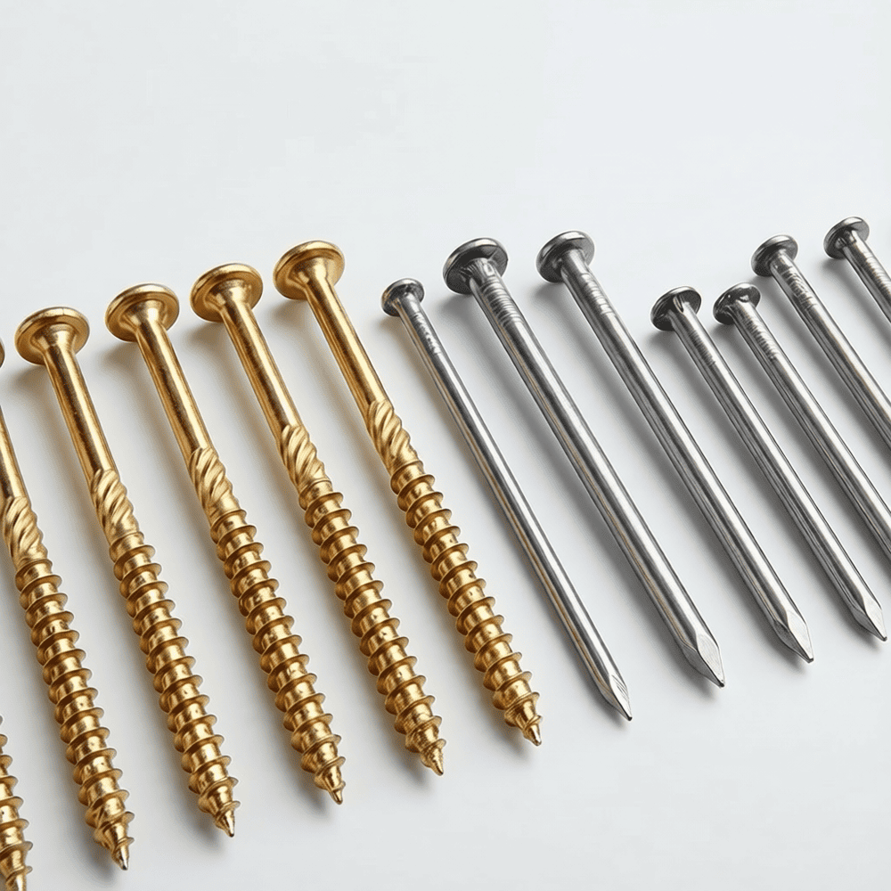 Prečo poctivý tesár nikdy nepoužije na krov obyčajné klince, ale tesárske skrutky