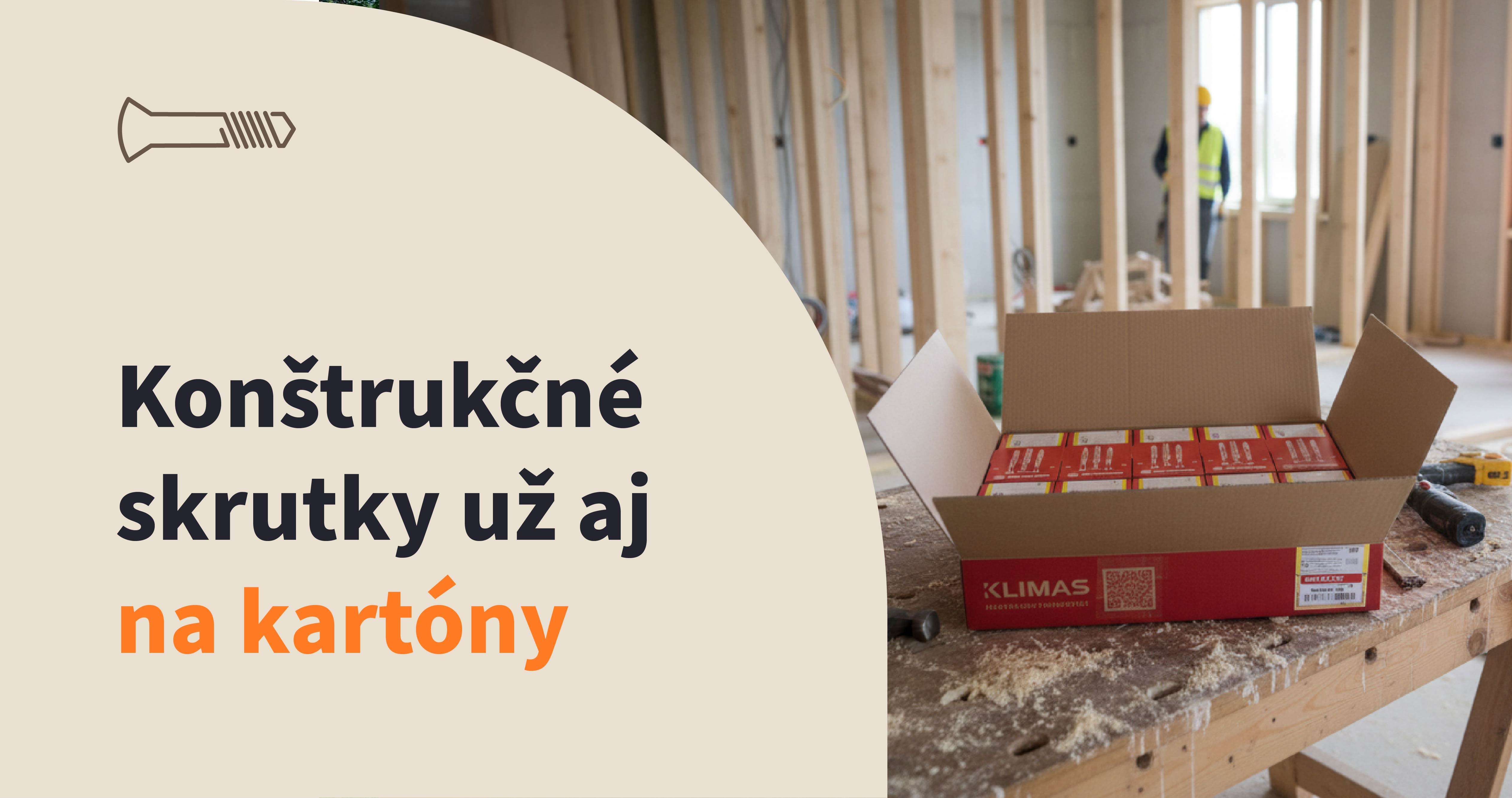 Konštrukčne skrutky v punuke aj na kartóny