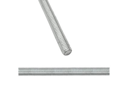 Masívna oceľová závitová tyč M22x1000 mm pre extrémne zaťaženie.