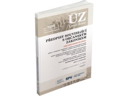 ÚZ 1599 Předpisy související s občanským zákoníkem  ÚZ 1599 Předpisy související s občanským zákoníkem