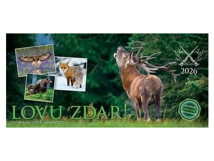 Lovu zdar! 2026 - stolní kalendář  Lovu zdar! 2026 - stolní kalendář