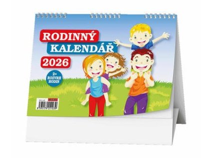Rodinný kalendář 2026 - stolní kalendář  Rodinný kalendář 2026 - stolní kalendář
