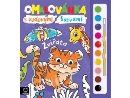 Omalovánka s vodovými barvami Zvířata  Omalovánka s vodovými barvami Zvířata - Anna Podgórska
