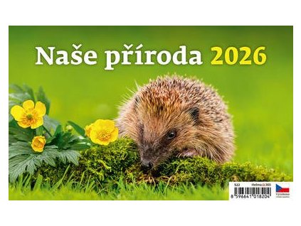 Naše příroda 2026 - stolní kalendář  Naše příroda 2026 - stolní kalendář