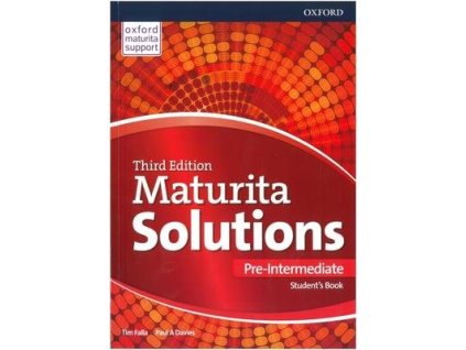 Maturita Solutions 3rd Edition Pre-Intermediate Student's Book  Maturita Solutions 3rd Edition Pre-Intermediate Student's Book - Paul A. Davies