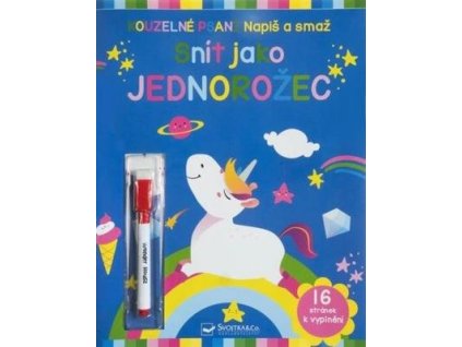 Napiš a smaž Snít jako jednorožec  Napiš a smaž Snít jako jednorožec