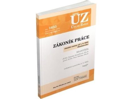 ÚZ 1635 Zákoník práce  ÚZ 1635 Zákoník práce