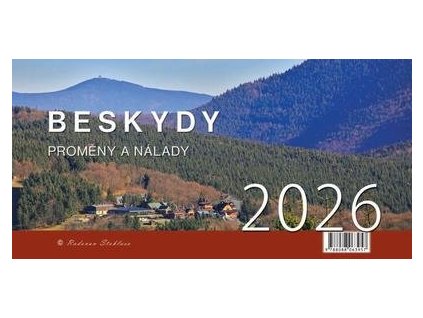 Beskydy 2026 - stolní kalendář  Beskydy 2026 - stolní kalendář