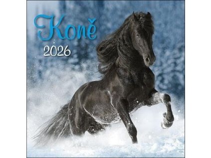 Koně 2026 - nástěnný kalendář  Koně 2026 - nástěnný kalendář
