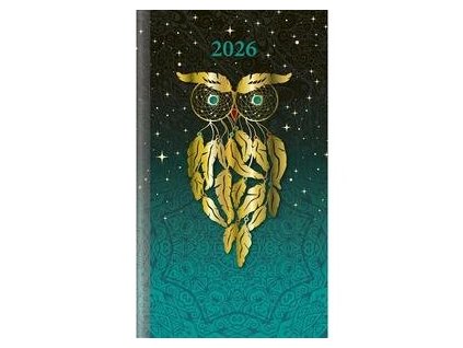 Kapesní diář 2026 A6 Art Lapač snů  Kapesní diář 2026 A6 Art Lapač snů