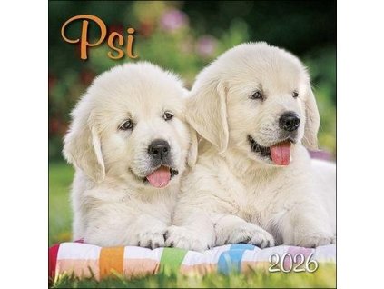 Psi 2026 - nástěnný kalendář  Psi 2026 - nástěnný kalendář