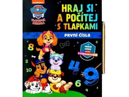 Tlapková patrola Hraj si a počítej s tlapkami První čísla  Tlapková patrola Hraj si a počítej s tlapkami První čísla