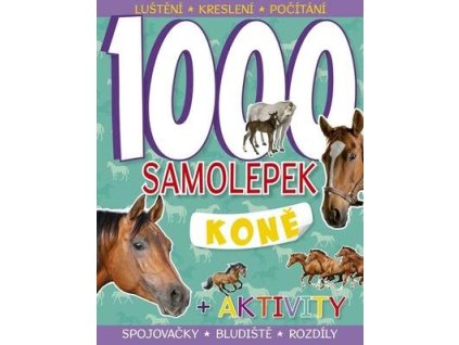 1000 samolepek Koně  1000 samolepek Koně