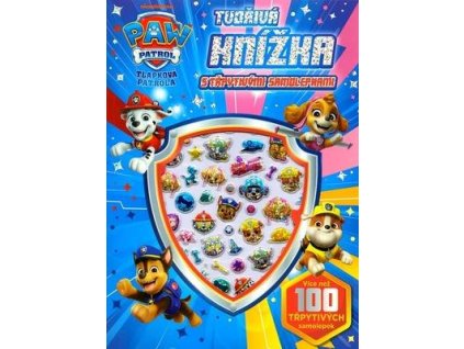 Tlapková patrola Tvořivá knížka s třpytivými samolepkami  Tlapková patrola Tvořivá knížka s třpytivými samolepkami
