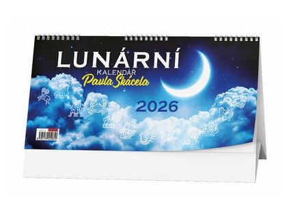 Lunární kalendář Pavla Skácela 2026 - stolní kalendář  Lunární kalendář Pavla Skácela 2026 - stolní kalendář
